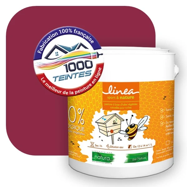 Peinture Natura Linéa® Magenta (Côté Apiculture 9704) Ruche SATIN