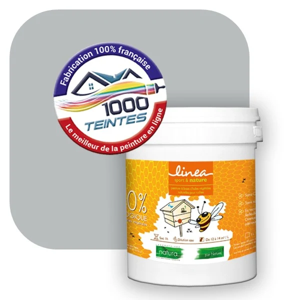 Peinture Natura Linéa® Aluminium (Côté Apiculture 6803) Ruche SATIN