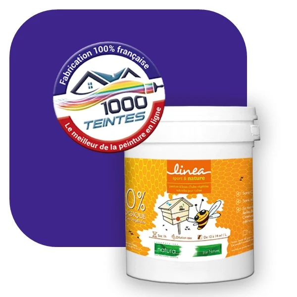 Peinture Natura Linéa® Bleu Outremer (Côté Apiculture 9507) Ruche SATIN