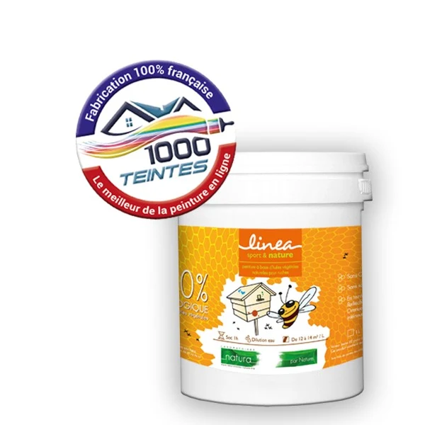 Peinture Natura Linéa® Blanc (Côté Apiculture 9030) Ruche SATIN