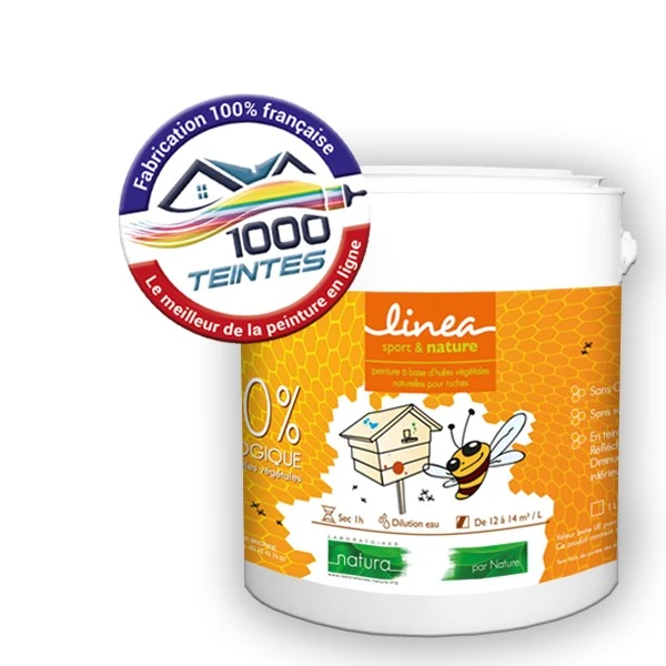 Peinture Natura Linéa® Blanc (Côté Apiculture 9030) Ruche SATIN
