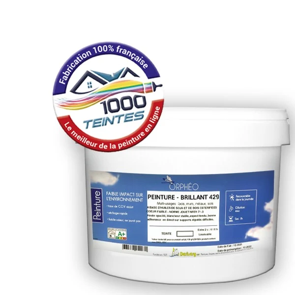 Peinture Anticorrosion Natura Orphéo® Blanc (ORPH 428) Intérieur/Extérieur BRILLANT