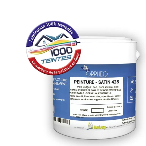 Peinture Anticorrosion Natura Orphéo® Blanc (ORPH 428) Intérieur/Extérieur SATIN