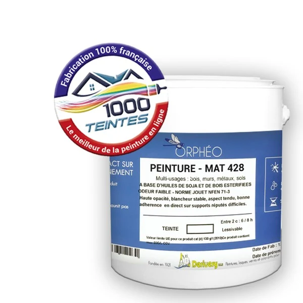 Peinture Anticorrosion Natura Orphéo® Blanc (ORPH 428) Intérieur/Extérieur MAT