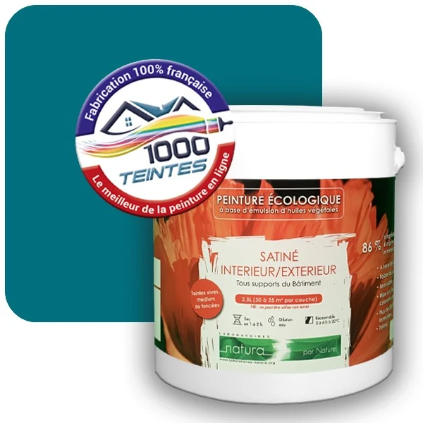 Peinture Natura Tassili® Les végétales Spiruline (Natura Ethnic NE-066) Intérieur/Extérieur SATIN