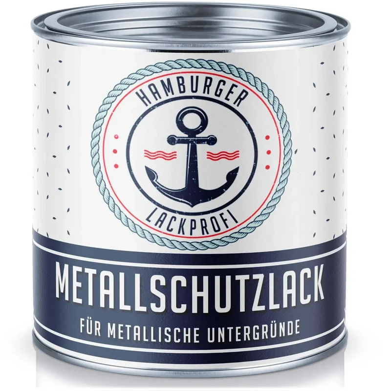 Metallschutzlack in Perlweiß RAL 1013 mit Lackierset (X300) - Hamburger Lack-Profi