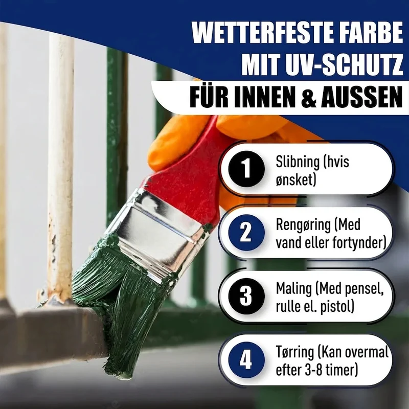 Metallschutzlack in Maisgelb RAL 1006 mit Lackierset (X300) - Hamburger Lack-Profi