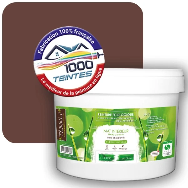 Peinture Natura Tassili® Les minérales Terre d'Ombre (Natura Ethnic NE-044) Intérieur MAT