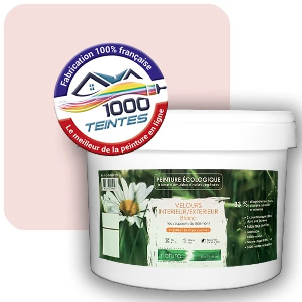 Peinture Natura Tassili® Les florales Céleste (Natura Ethnic NE-015) Intérieur/Extérieur VELOURS