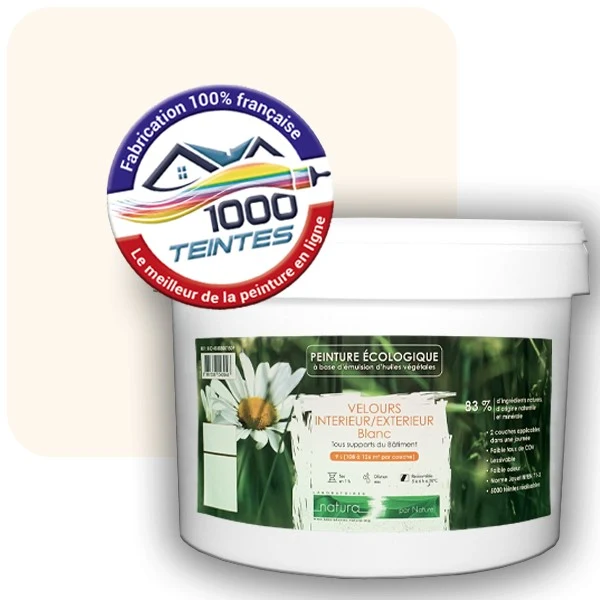 Peinture Natura Tassili® Les épicées Fleur de sel (Natura Ethnic NE-005) Intérieur/Extérieur VELOURS