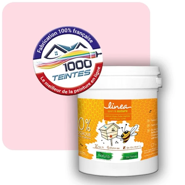 Peinture Natura Linéa® Rose de Toulouse (Couleurs de France 458-7301-15) Ruche SATIN
