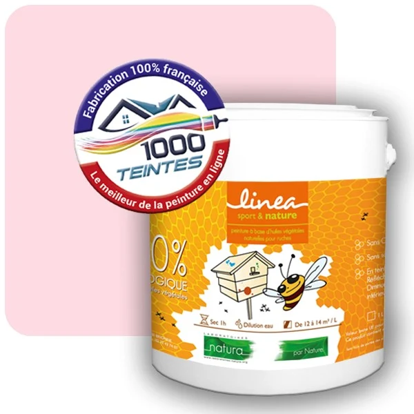 Peinture Natura Linéa® Rose de Toulouse (Couleurs de France 458-7301-15) Ruche SATIN