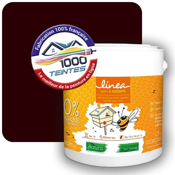 Peinture Natura Linéa® Brun Normand (Couleurs de France 458-1301-05) Ruche SATIN