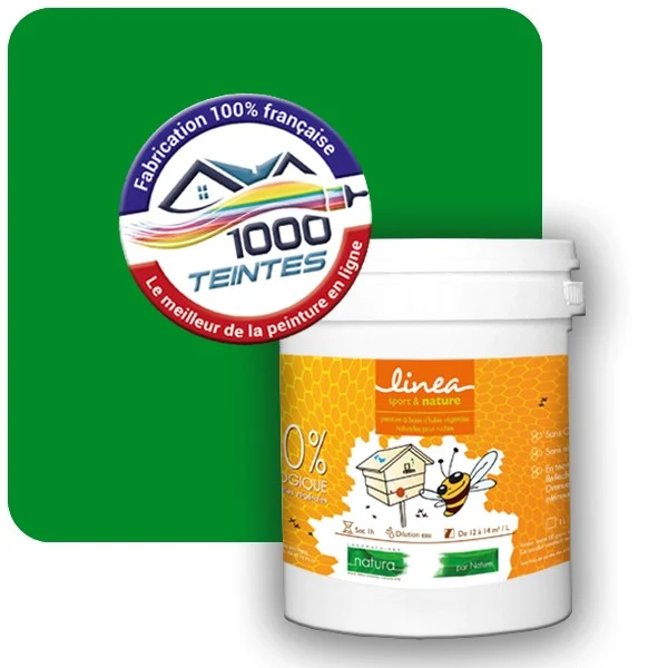 Peinture Natura Linéa® Vert Pur (RAL Classic 6037) Ruche SATIN