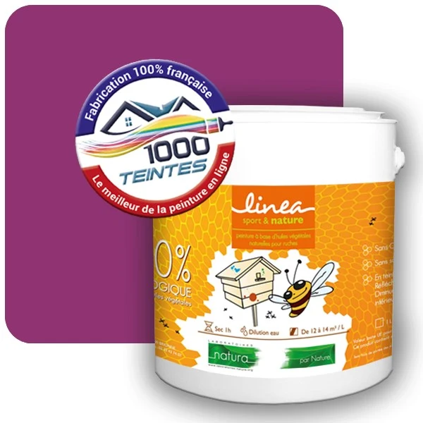 Peinture Natura Linéa® Pourpre Signalisation (RAL Classic 4006) Ruche SATIN