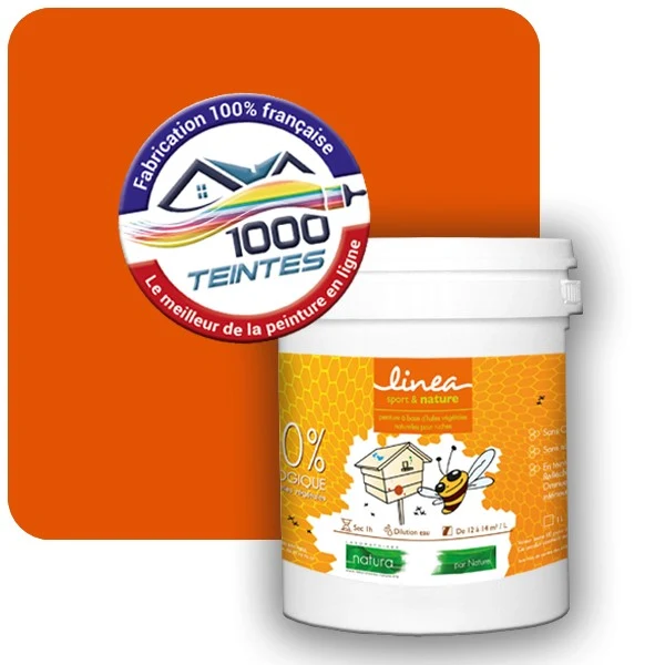 Peinture Natura Linéa® Orangé pur (RAL Classic 2004) Ruche SATIN