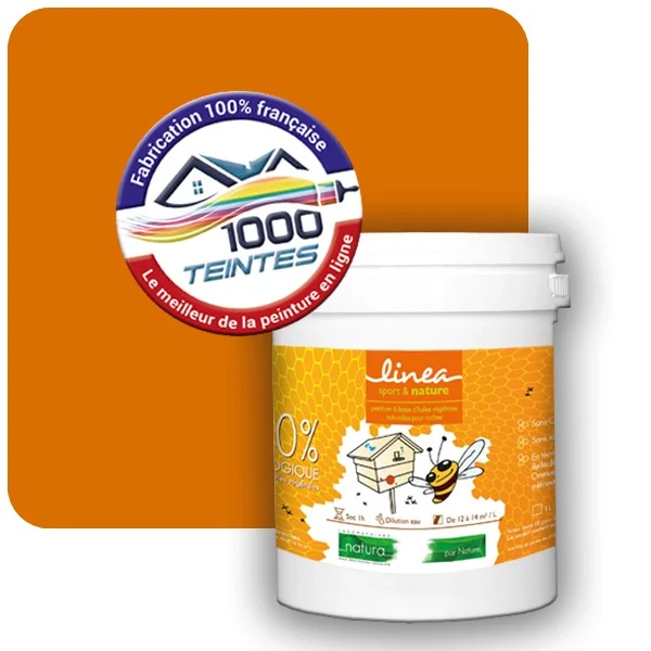 Peinture Natura Linéa® Orangé jaune (RAL Classic 2000) Ruche SATIN