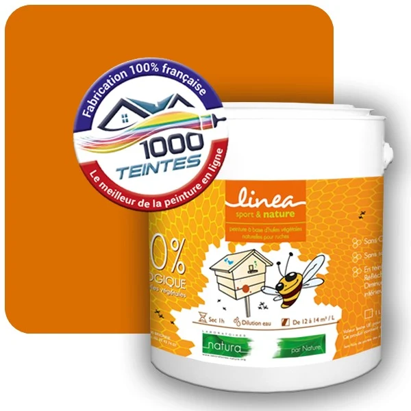 Peinture Natura Linéa® Orangé jaune (RAL Classic 2000) Ruche SATIN