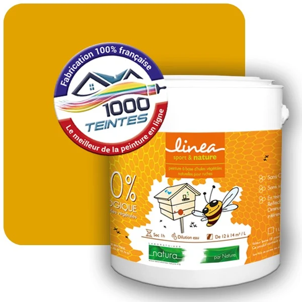 Peinture Natura Linéa® Jaune Genêt (RAL Classic 1032) Ruche SATIN