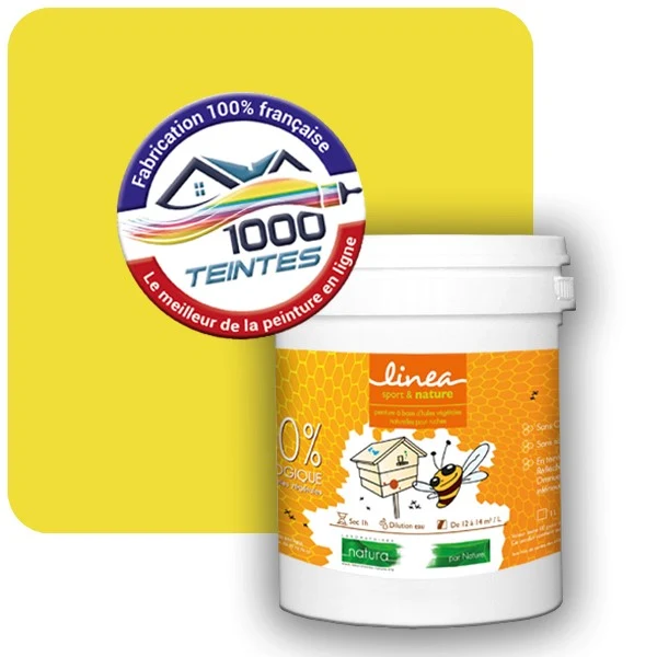 Peinture Natura Linéa® Jaune Soufre (RAL Classic 1016) Ruche SATIN