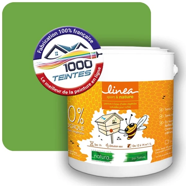 Peinture Natura Linéa® Les Verts (Mille Teintes E10-29) Ruche SATIN