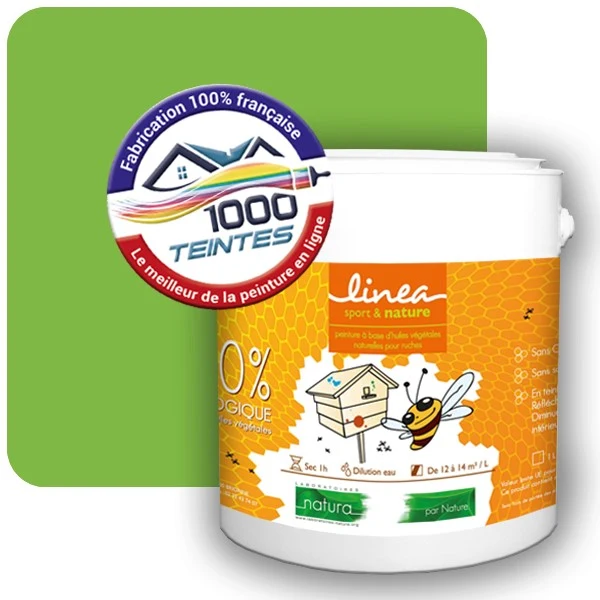 Peinture Natura Linéa® Les Verts (Mille Teintes E10-24) Ruche SATIN