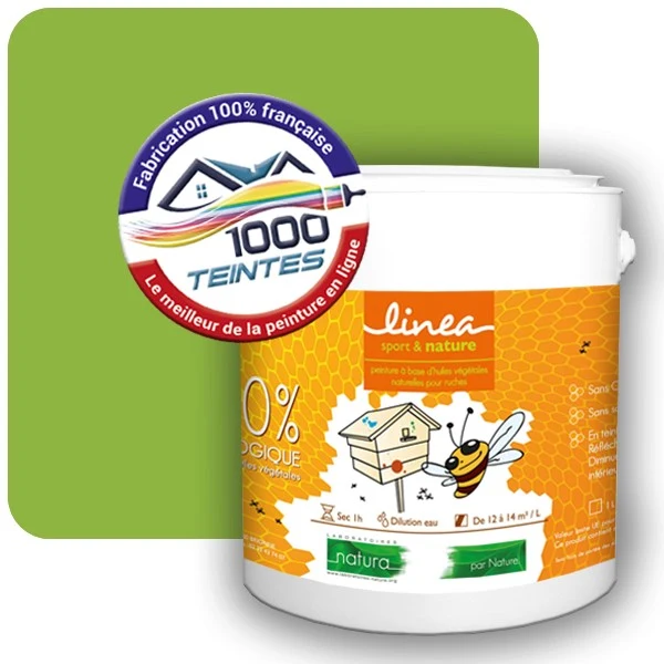 Peinture Natura Linéa® Les Verts (Mille Teintes E10-4) Ruche SATIN