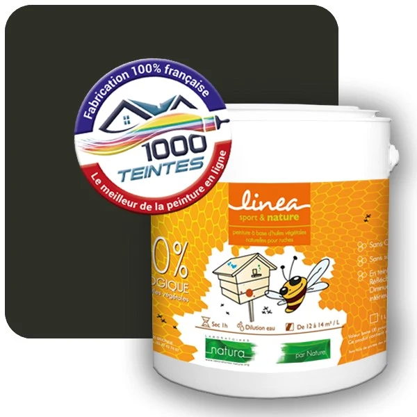 Peinture Natura Linéa® Les Verts pleins (Mille Teintes E26-00) Ruche SATIN