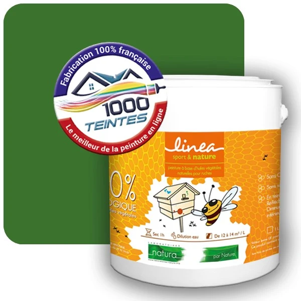 Peinture Natura Linéa® Les Verts pleins (Mille Teintes E25-97) Ruche SATIN
