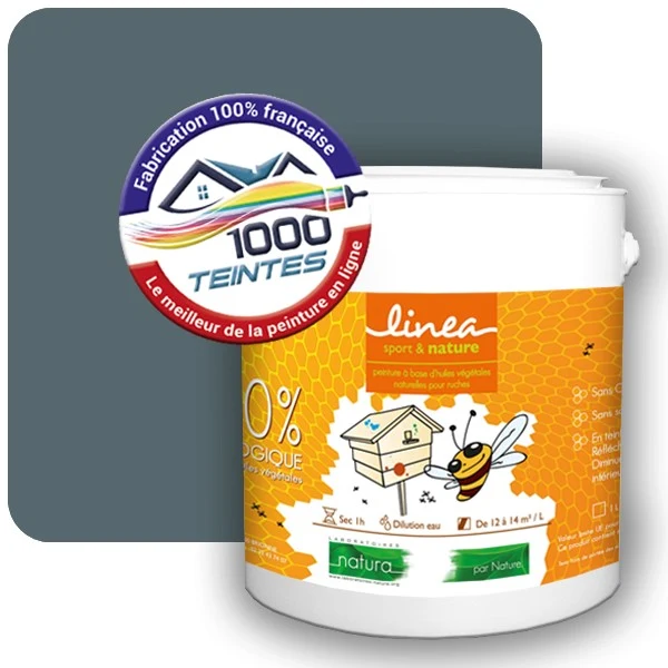 Peinture Natura Linéa® Les Bleus pleins (Mille Teintes E25-79) Ruche SATIN