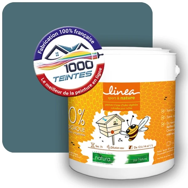 Peinture Natura Linéa® Les Bleus pleins (Mille Teintes E25-77) Ruche SATIN
