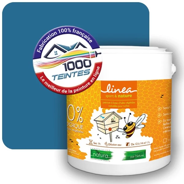 Peinture Natura Linéa® Les Bleus (Mille Teintes E14-10) Ruche SATIN