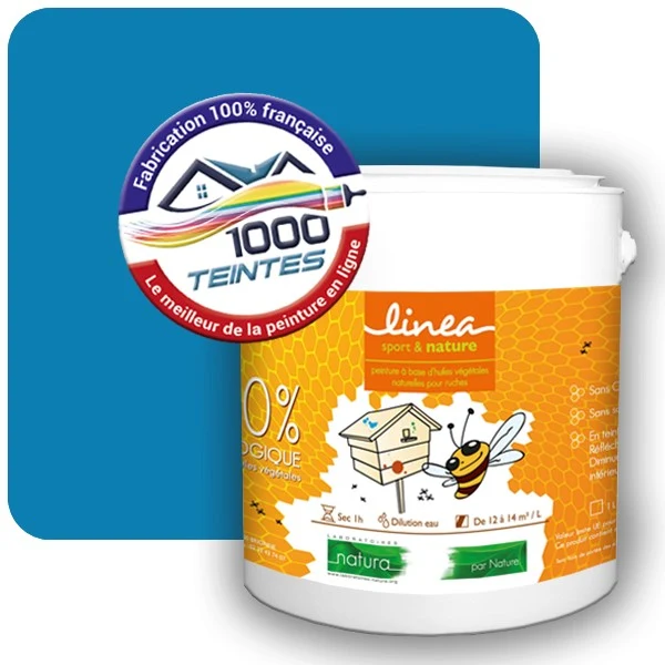 Peinture Natura Linéa® Les Bleus (Mille Teintes E14-5) Ruche SATIN