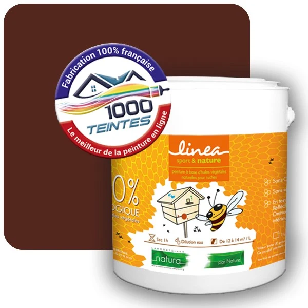 Peinture Natura Linéa® Les Bruns pleins (Mille Teintes E25-24) Ruche SATIN