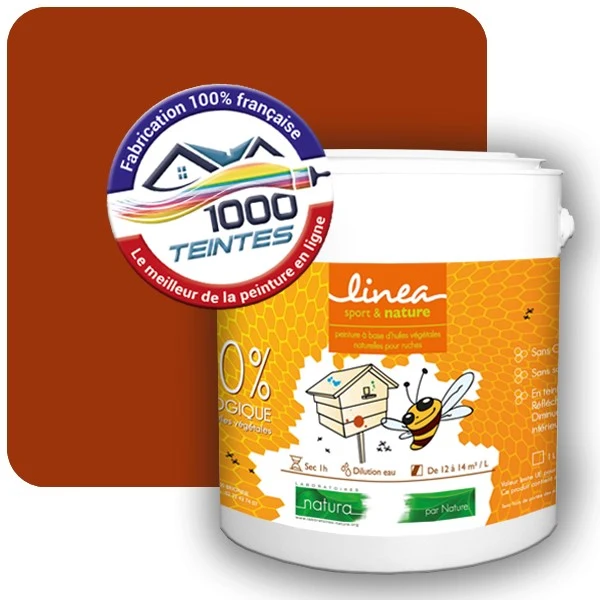 Peinture Natura Linéa® Les Bruns pleins (Mille Teintes E25-21) Ruche SATIN