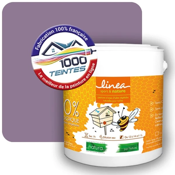 Peinture Natura Linéa® Les Violets (Mille Teintes E15-54) Ruche SATIN