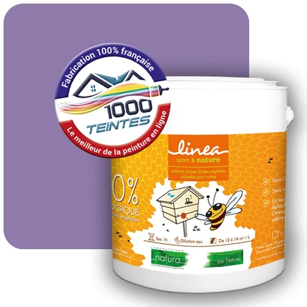 Peinture Natura Linéa® Les Violets (Mille Teintes E15-49) Ruche SATIN