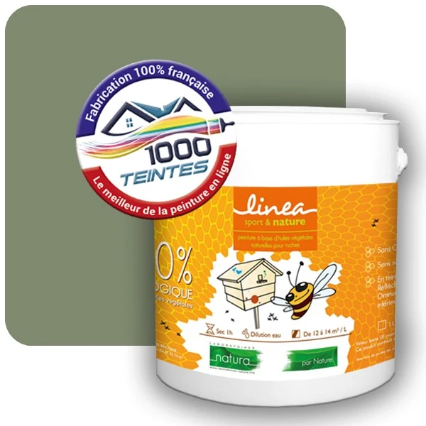 Peinture Natura Linéa® Les Verts (Mille Teintes E12-14) Ruche SATIN