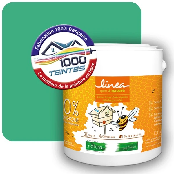 Peinture Natura Linéa® Les Verts (Mille Teintes E12-4) Ruche SATIN