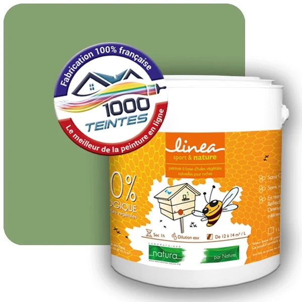 Peinture Natura Linéa® Les Verts (Mille Teintes E11-13) Ruche SATIN
