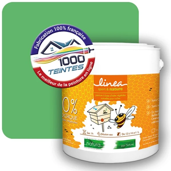 Peinture Natura Linéa® Les Verts (Mille Teintes E11-3) Ruche SATIN