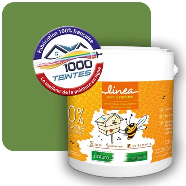 Peinture Natura Linéa® Les Verts (Mille Teintes E10-49) Ruche SATIN