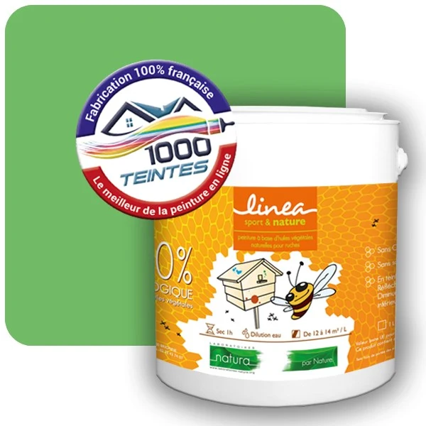 Peinture Natura Linéa® Les Verts (Mille Teintes E10-43) Ruche SATIN