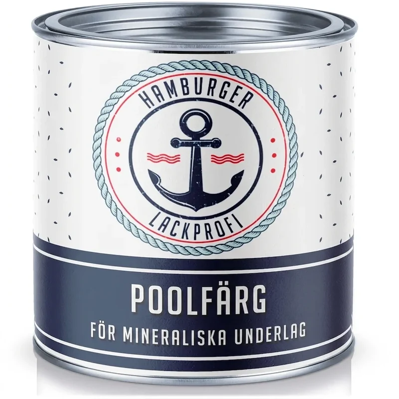 Schwimmbeckenfarbe Poolfarbe in Blaulila RAL 4005 mit Lackierset (X300) - Hamburger Lack-Profi