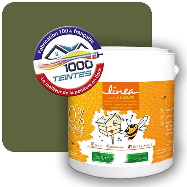 Peinture Natura Linéa® Les Verts (Mille Teintes E10-15) Ruche SATIN