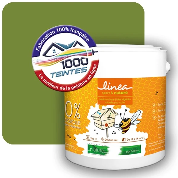 Peinture Natura Linéa® Les Verts (Mille Teintes E10-10) Ruche SATIN