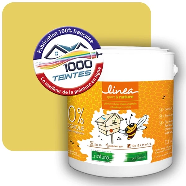 Peinture Natura Linéa® Les Jaunes (Mille Teintes E8-3) Ruche SATIN