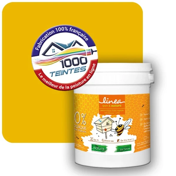 Peinture Natura Linéa® Les Jaunes (Mille Teintes E7-25) Ruche SATIN