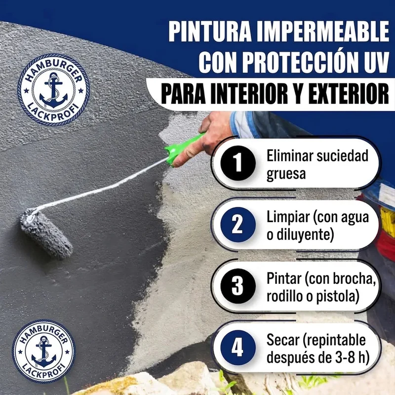 Betonfarbe Grasgrün RAL 6010 mit Lackierset (X300) - Hamburger Lack-Profi