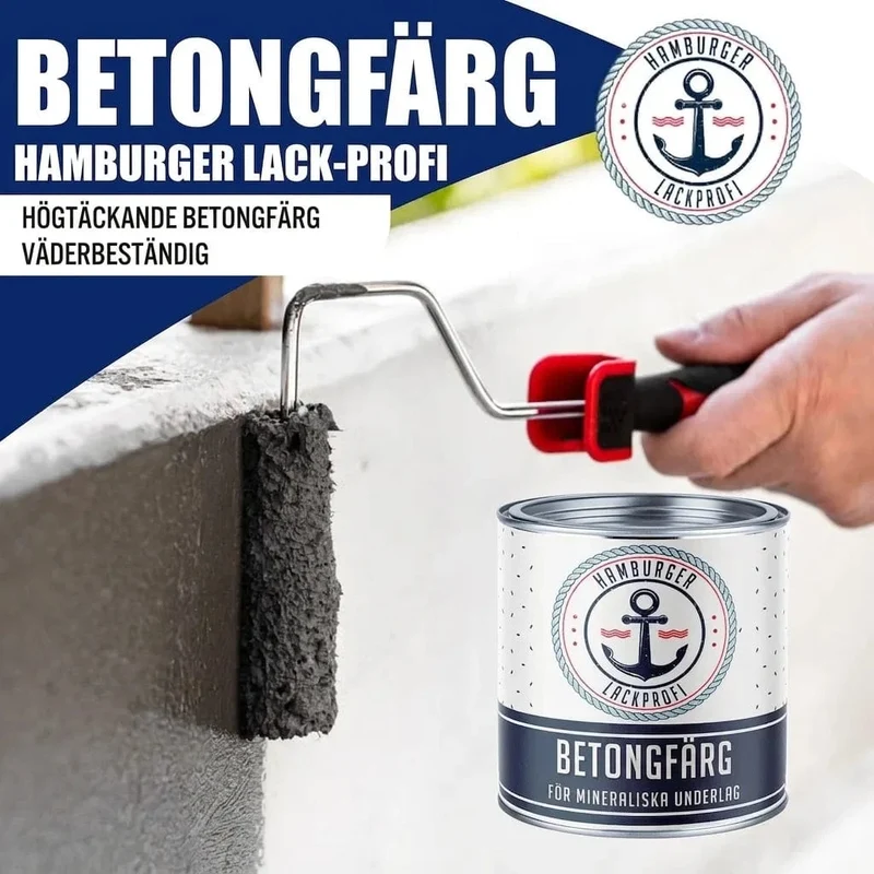 Betonfarbe Braunbeige RAL 1011 mit Lackierset (X300) - Hamburger Lack-Profi